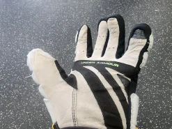 Used Under Armour GLOVES Lacrosse Gloves Mens Grey 13"