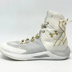 Used Under Armour HIGHLIGHT ACE HOVR VB Shoes Adult White Senior 8.5