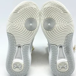 Used Under Armour HIGHLIGHT ACE HOVR VB Shoes Adult White Senior 8.5