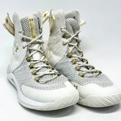 Used Under Armour HIGHLIGHT ACE HOVR VB Shoes Adult White Senior 8.5