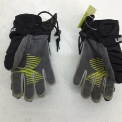 Used Under Armour JUNIOR SM LACROSSE GLOVES Lacrosse Gloves Junior Black SM