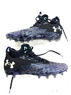 Used Under Armour LAX Cleats Mens Black Senior 11