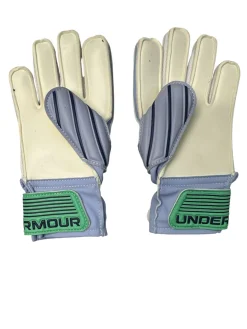Used Under Armour MAGNETIC PRO Soccer Goalie Gloves Purple 4