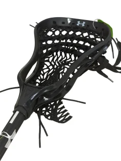 Used Under Armour NEXTGEN JUNIOR ALLOY 6000 Complete Lacrosse Stick Black 38.5"