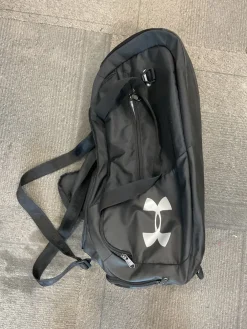 Used Under Armour SMALL DUFFLE BAG Soccer Player Duffel Bag Black
