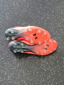 Used Under Armour Soccer Cleats Red Senior 7.5