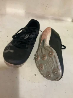 Used Under Armour Track & Field Cleats Adult Black Senior 9