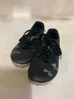 Used Under Armour Track & Field Cleats Adult Black Senior 9