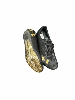 Used Under Armour Track & Field Cleats Adult Black Senior 10.5