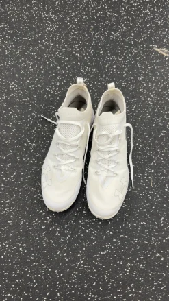 Used Under Armour TURF LAX Cleats Mens White Senior 12