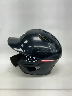 Used Under Armour UA BB/SB HELMET Batting Helmet No Mask Navy Blue One Size