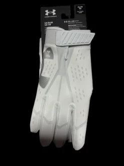 Used Under Armour UA BLUR XL WR GLOVES FB Gloves White XL