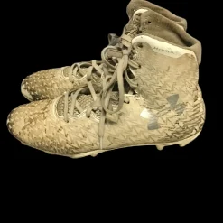 Used Under Armour UA Highlight 2 MC Knit Men's Football Cleats Grey Senior 9.5
