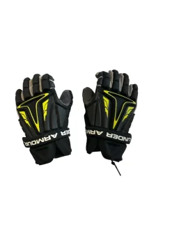 Used Under Armour UA Lacrosse Gloves Junior None SM