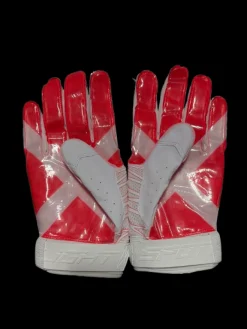Used Under Armour UA SPOTLIGHT ULTRA GLUEGRIP XL FB Gloves Pink And White XL