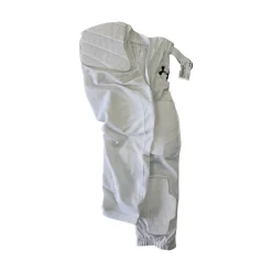 Used Under Armour Youth FB Integrated Pants White LG