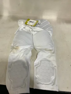 Used Under Armour Youth FB Integrated Pants White SM