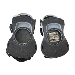 Used Union ATLAS SNOWBOARD BINDINGS Mens Binding Only White LG