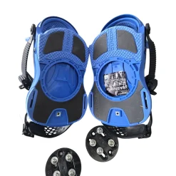 Used Union FORCE SNOWBOARD BINDINGS Mens Binding Only Royal Blue MD