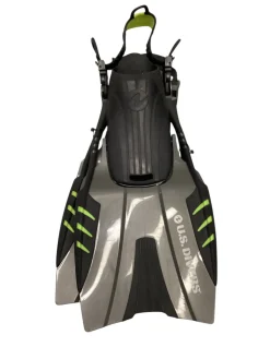 Used US Divers Underwater Fins Black XL