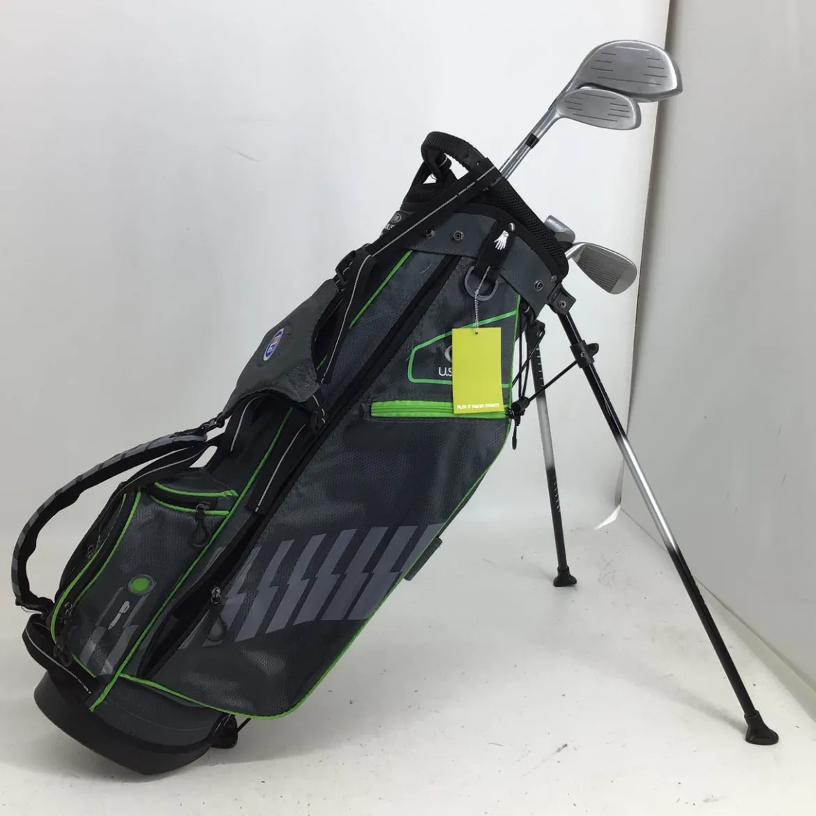 Used US Kids DV3 UL57 5PC PACKAGE SET Jr Package Set RH Green 5 Piece
