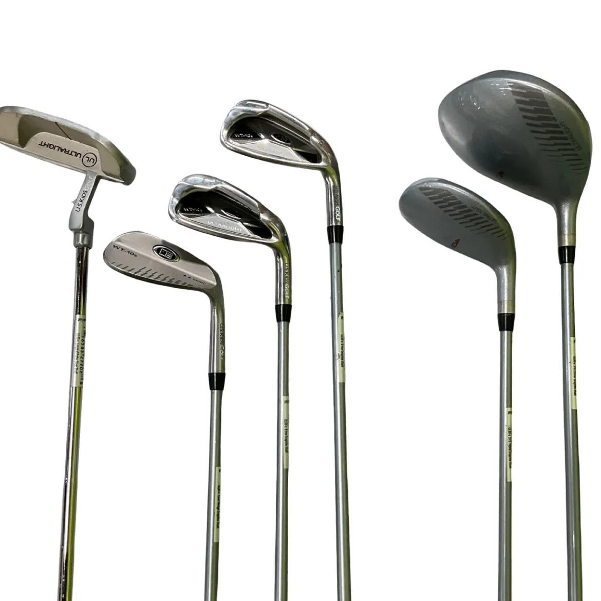 Used US Kids DV3 WT-10S UL60 Jr Club Set RH 6 Piece