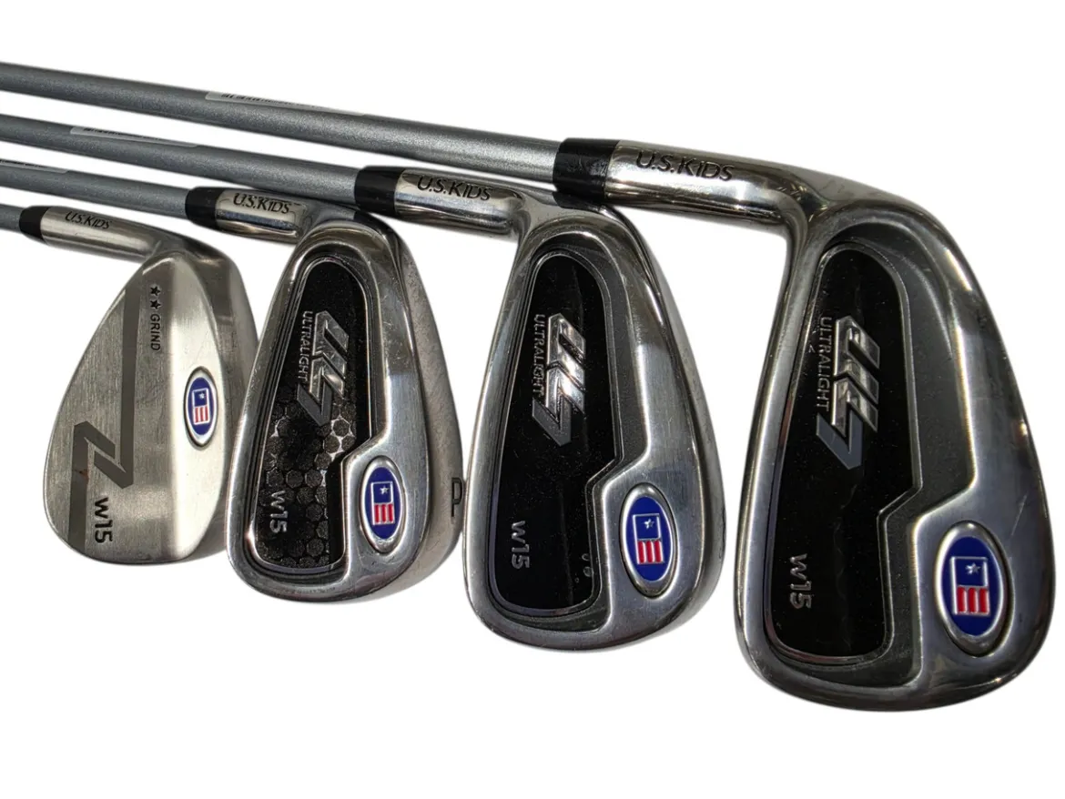 Used US Kids Golf UL7 w15 54 Junior Package Set LH 7 Piece