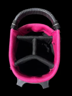 Used US Kids US KIDS GOLF STAND BAG PINK Jr Stand Bag Black And Pink