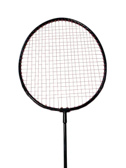 Used USA BLACK PURPLE Junior Badminton Racquet Black Junior