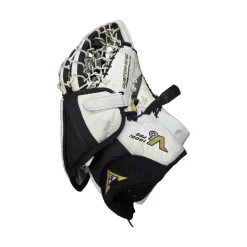 Used Vaughn V6 1000I PRO CATCHER JR Junior Goalie Catcher White