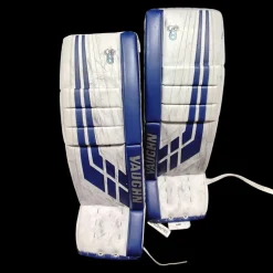Used Vaughn VE8 Goalie Leg Pads Inter Royal Blue 31