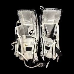 Used Vaughn VELOCITY V6 Goalie Leg Pads Inter White 30