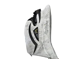 Used Vaughn VELOCITY V6 1000I PRO BLOCKER JR Junior Goalie Blocker White