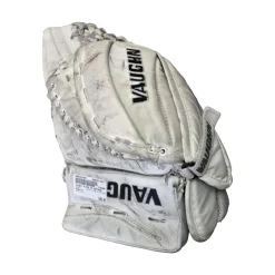 Used Vaughn VLT68 JR CATCHER Junior Goalie Catcher White