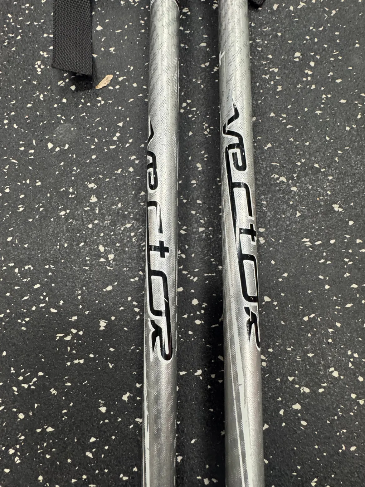 Used VECTOR Mens DH Ski Pole Grey 155 cm / 61 in