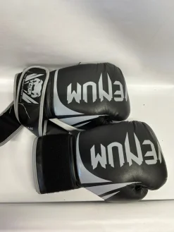 Used Venum Boxing Gloves Black Senior