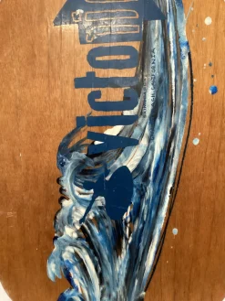 Used Victoria Sport WOOD Skim Board Brown 42