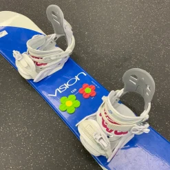 Used Vision 120 Boys Snowboard Only Royal Blue 120 cm