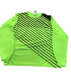 Used Vizari Soccer Goalie Top Adt Neon Green SM