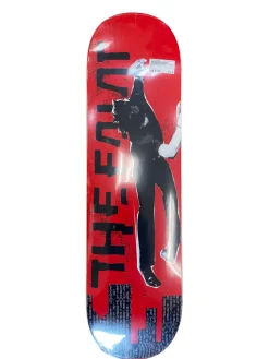 Used VOLATILE Skateboard Deck Only Red 8 1/2