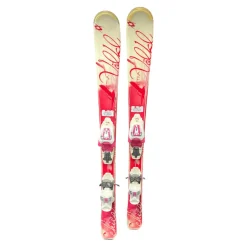 Used Volkl CHICA Girls DH Ski/Binding Red 110 cm