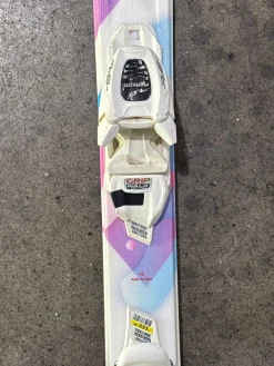 Used Volkl CHICA Girls DH Ski/Binding Pink 130 cm