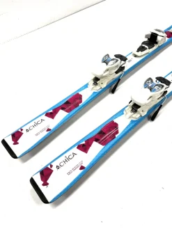 Used Volkl CHICA Girls DH Ski/Binding White 130 cm