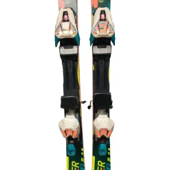 Used Volkl RACE TOUR Womens Down Hill Ski/Binding Yellow 150 cm