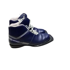 Used VOYAGEUR Boys 75MM XC Ski Boots Navy Blue W 07-07.5 / JR 05.5-06