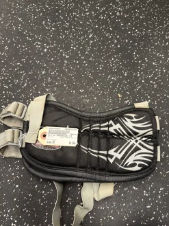 Used Warrior ADRENALINE 7.0 Lacrosse Rib Pads Black XS