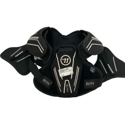 Used Warrior BURN Lacrosse Shoulder Pads Black LG
