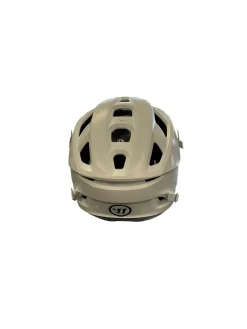 Used Warrior BURN Lacrosse Helmet White MD