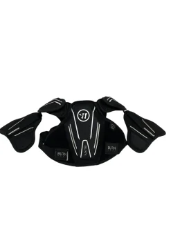 Used Warrior BURN Lacrosse Shoulder Pads Black LG