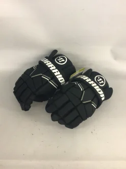 Used Warrior BURN NEXT Lacrosse Gloves Junior Orange MD